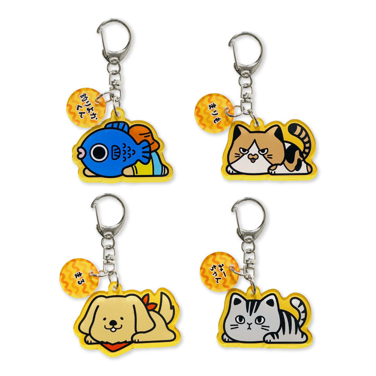 【釣りよかでしょう。】アクリルキーホルダー