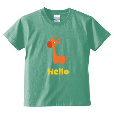 Hello Orange(キッズTシャツ)