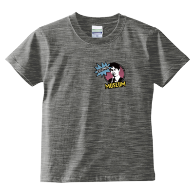KATSUMATA MUSEUM(ピンクワンポイント) キッズTシャツ