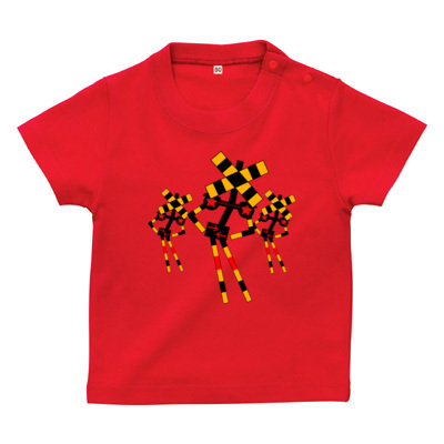 踏切ダンス ベビーTシャツ