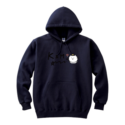 K&M フーデッドライトパーカー