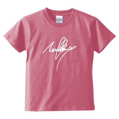 mulberry(サイン)Tシャツ文字白(キッズTシャツ)