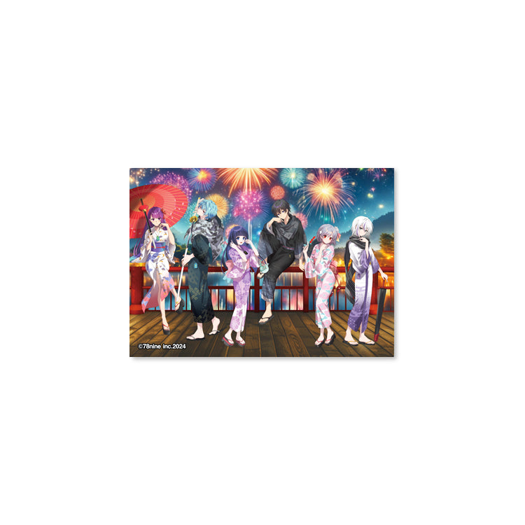 俺クロ【夏祭り描き下ろし】ステッカー:6人集合