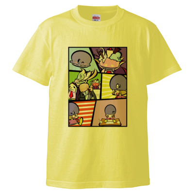 アジーンコミック☆ホワイト(Tシャツ)
