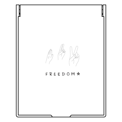 FREEDOM☆(フロストスクエアミラー(M))