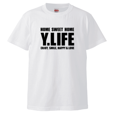 Y. LIFE STYLE ロゴTシャツ