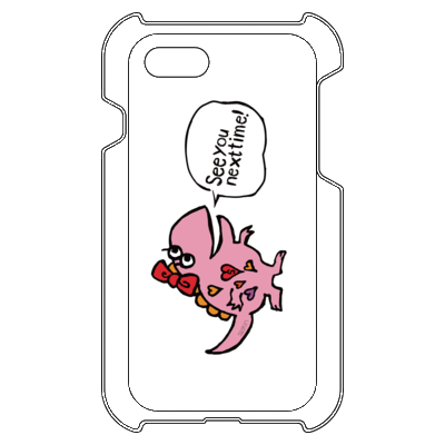 恐竜(ピンク) iPhone 8/iPhone 7 ハードカバーケース