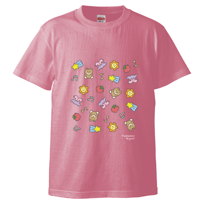 【ゆめみん日和】カラフルTシャツ 大人用