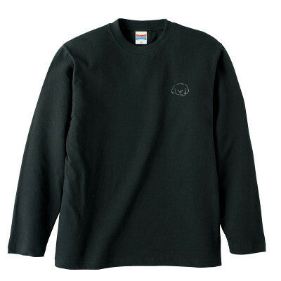 せがしおりサンプル 長袖Tシャツ(ブラック)