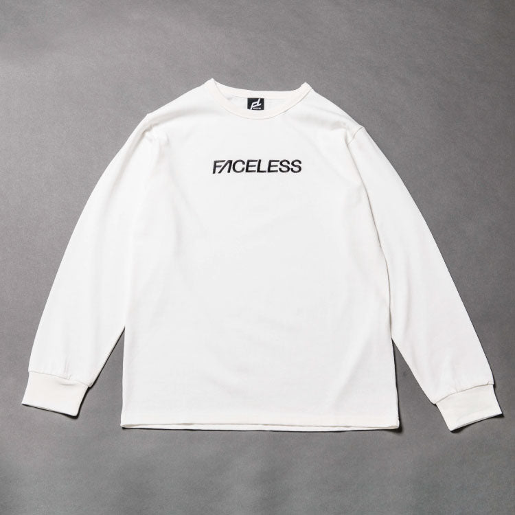 【FACELESS】Logo long-sleeve shirt