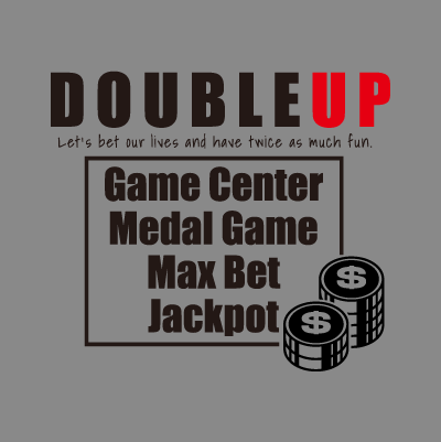 SBS DOUBLE UP 両面Tシャツ(黒ロゴ)