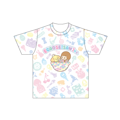 こうじょうちょーのゆめごこちTシャツ【フロントロゴ】 Designed by やまもとしんじ(130サイズ/ドライTシャツ/前面のみ印刷)
