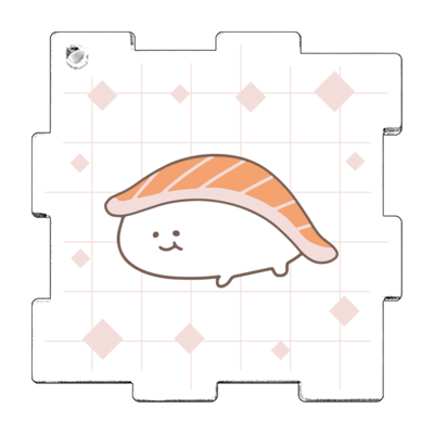 【サンプル対応品】アクリルパズルキーホルダー1