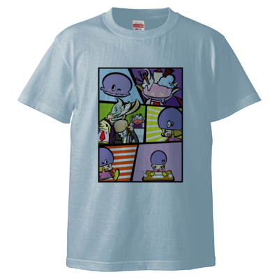 アジーンコミック☆ホワイト(Tシャツ)