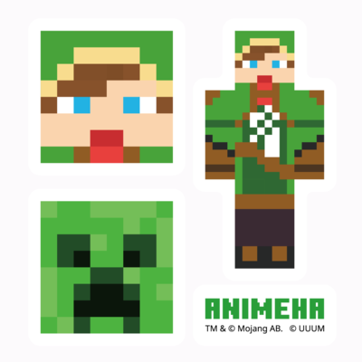 マイクラサンプル_ゆきやステッカー03