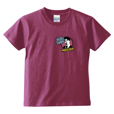 KATSUMATA MUSEUM(ピンクワンポイント) キッズTシャツ