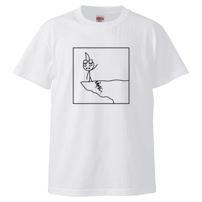 【はるてぃー】はるてぃー(棒フォルム) Tシャツ(ホワイト)