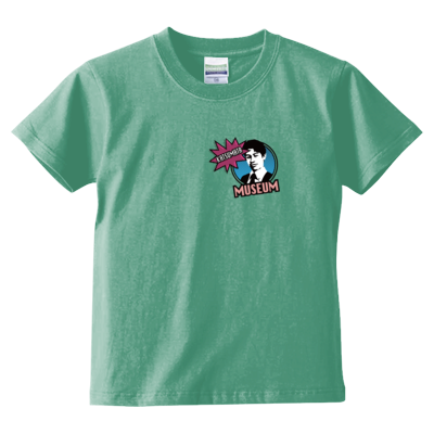 KATSUMATA MUSEUM(ブルーワンポイント) キッズTシャツ