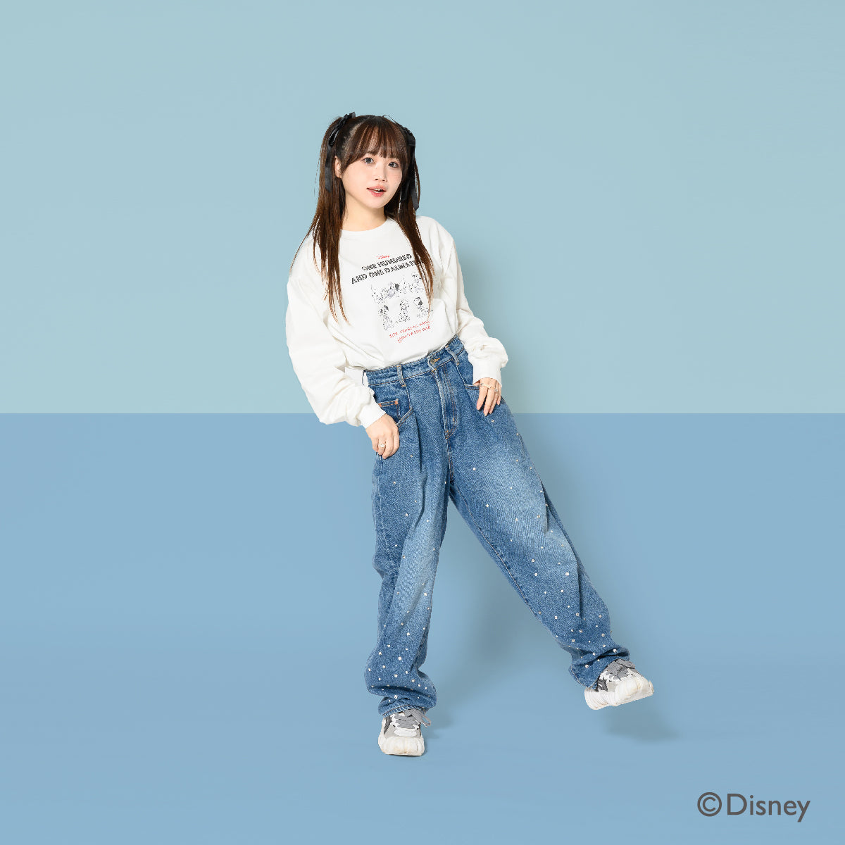 【Poika】<Disney>101匹わんちゃん/ロンT