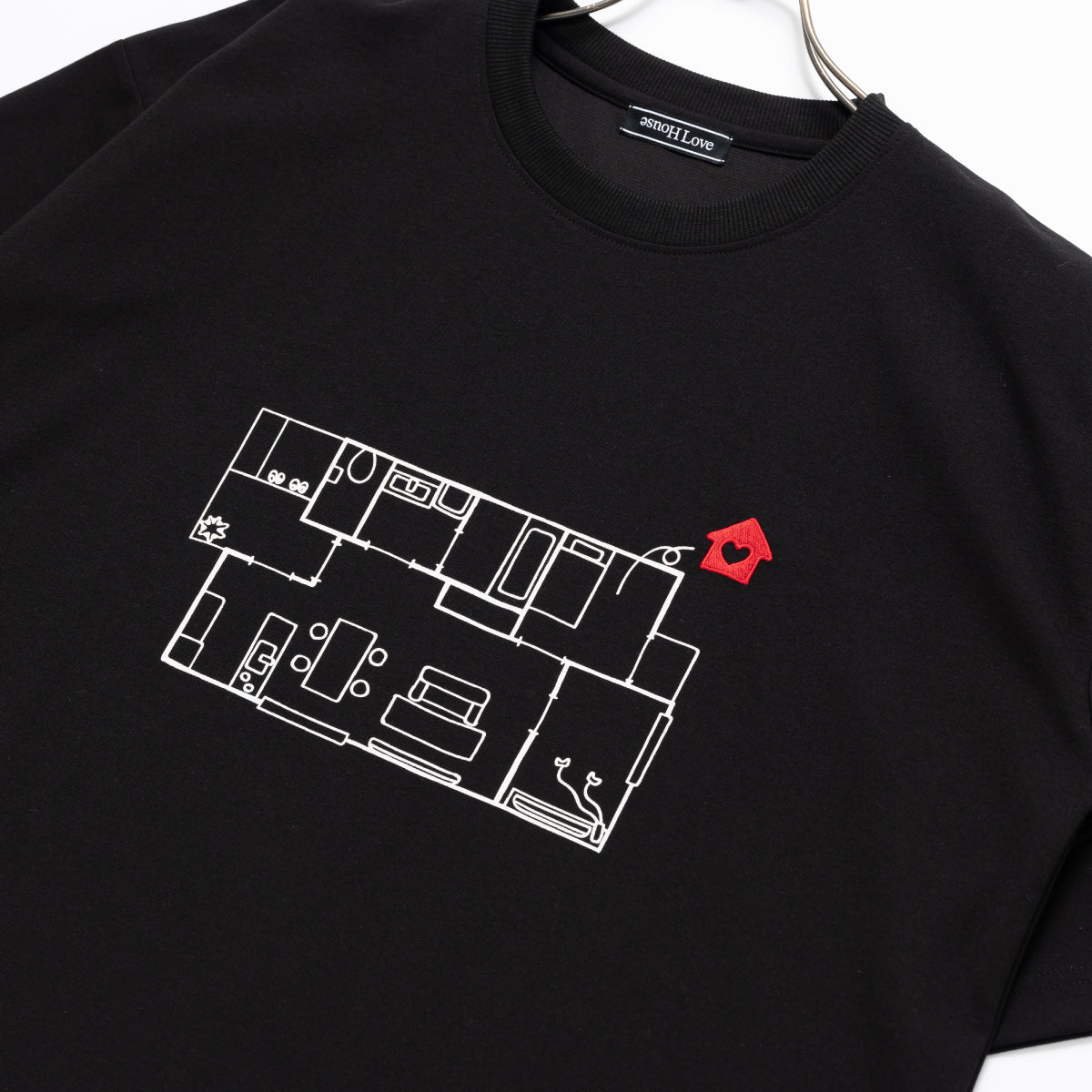 【House Love】Floor plan T-Shirts