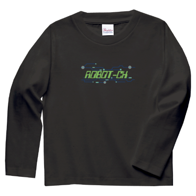 ROBOT-CH_a(ヘビーウェイト長袖Tシャツ(kids))