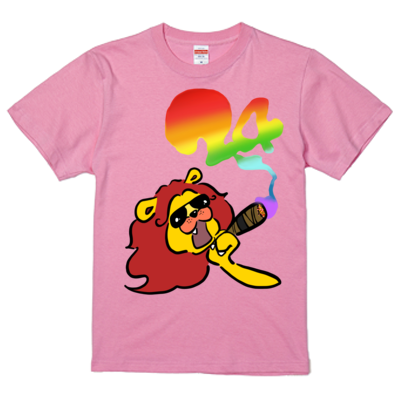 出し勝ちライオンくんTシャツCOLOR
