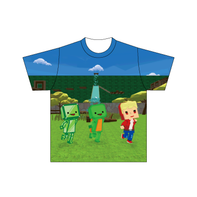 【脱獄ごっこ×まいぜんシスターズ】オーバープリントキッズTシャツ/120サイズ