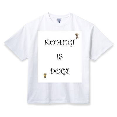 komugi ロゴTシャツ