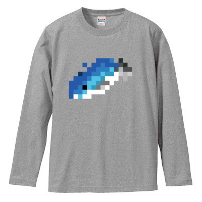 まぐろ ロングスリーブTシャツ