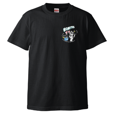 BONITOS TV カラー(白)ワンポイント Tシャツ