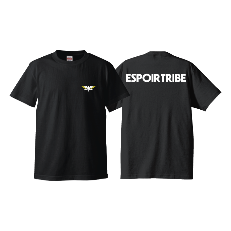 【ESPOIR TRIBE】オリジナル両面Tシャツ B1(ブラック)