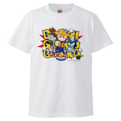【脱獄ごっこ】前面プリントTシャツ(ホワイト)