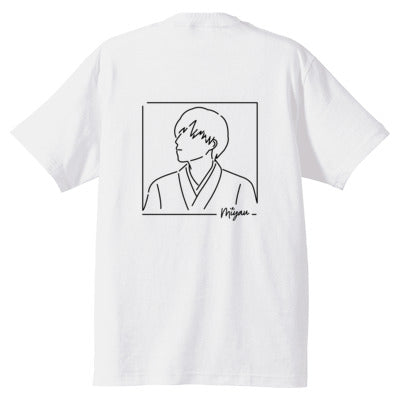 【新作】2021 Miyau バックプリント Tシャツ(ブラックロゴ)
