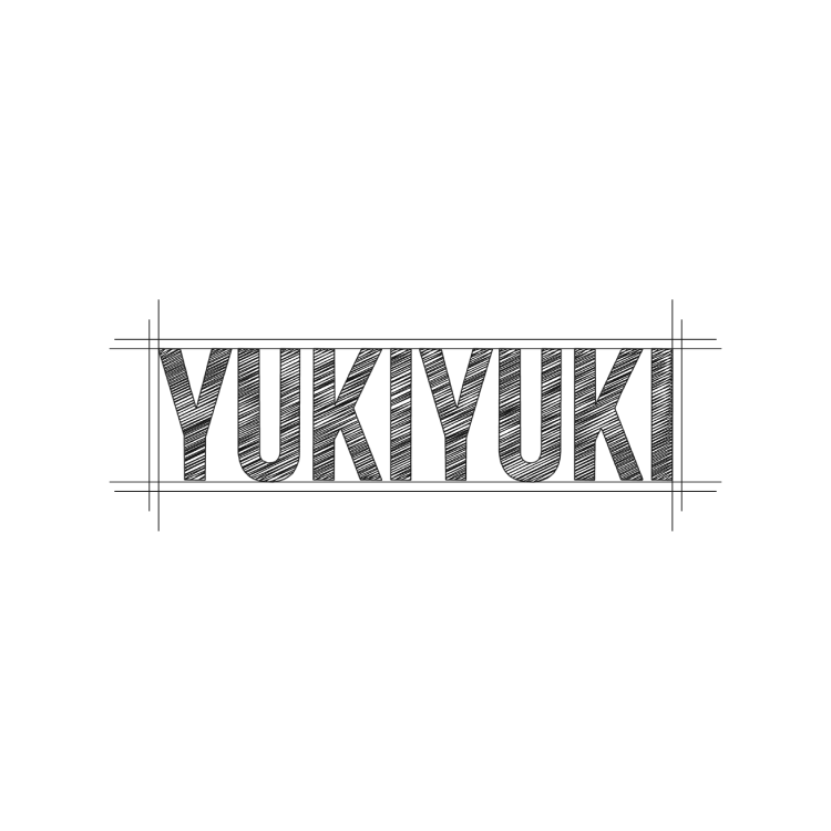 【ゆきゆき】オープニングロゴビッグシルエットTシャツ(ホワイト)