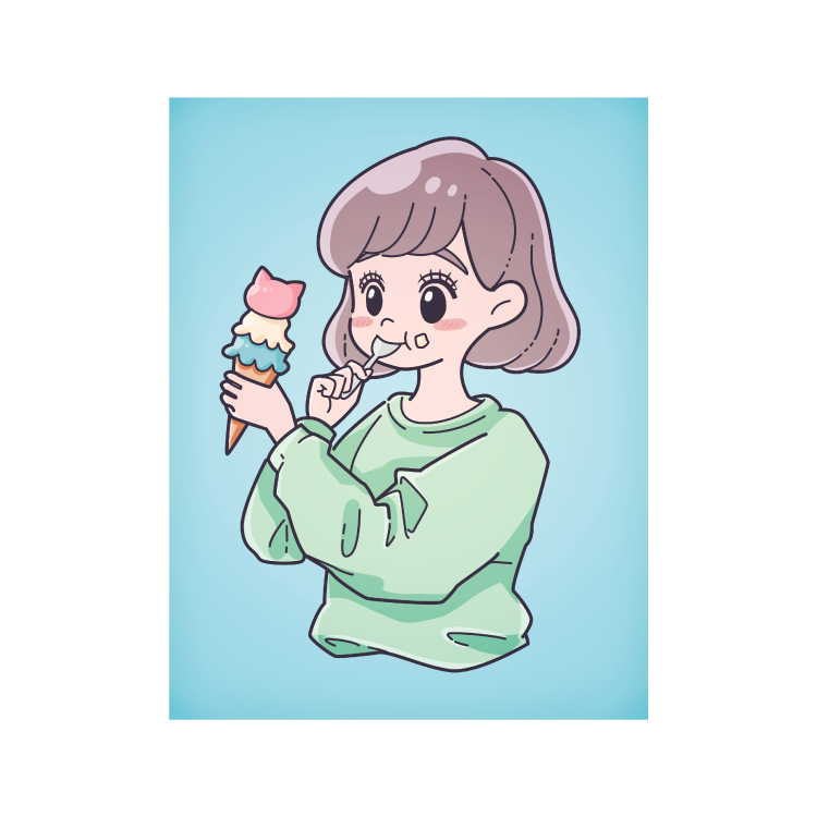 【わさびの食べる音】Tシャツ