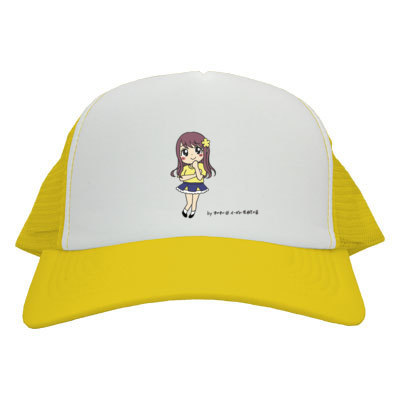 【限定】 黄色子 メッシュキャップ フリーサイズ 『100日後アイドル』