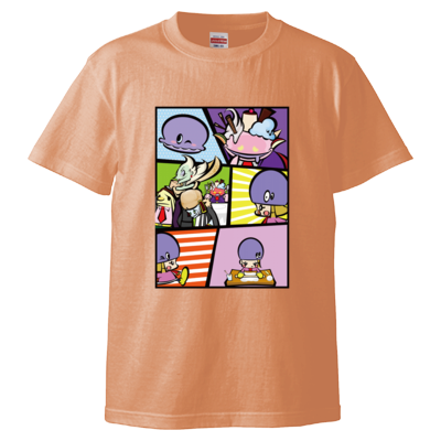 アジーンコミック☆ホワイト(Tシャツ)