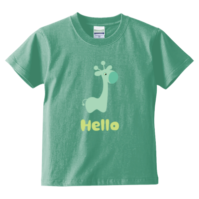 Hello Green(キッズTシャツ)