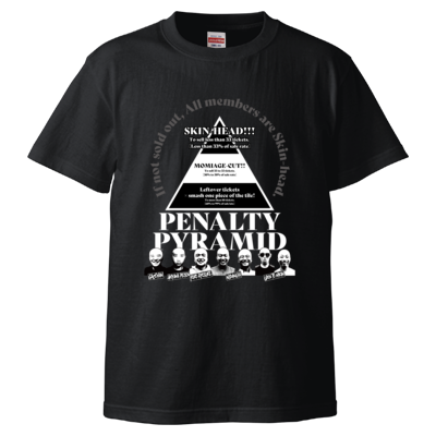 【松竹芸能】PENALTY PYRAMID Tシャツ(ブラック)