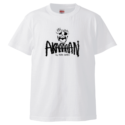 黒プリント『AKAAAAAN』Tシャツ