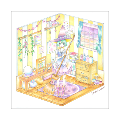 魔女の部屋 ミニタオル