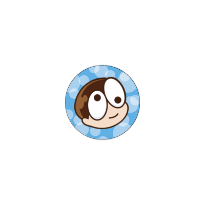 【ぷちぷち<P】ぷちぷち<P 顔 缶バッジ(32mm)