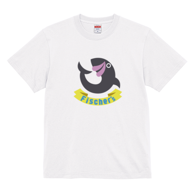 フィッシャーズTシャツサンプル タグ有りオンデマンド転写