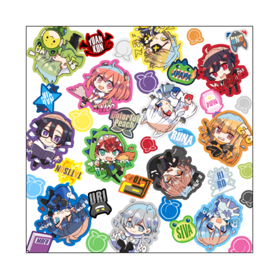 カラフルピーチサンプル ソフトタッチミニタオルA