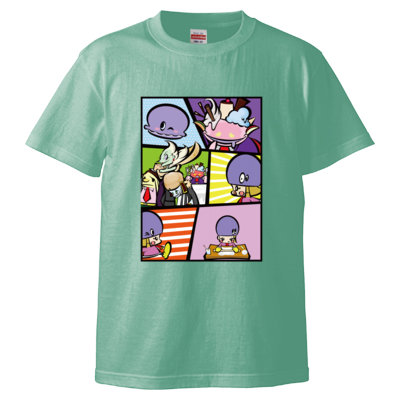 アジーンコミック☆ホワイト(Tシャツ)