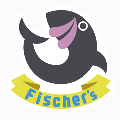 フィッシャーズサンプル ステッカーB