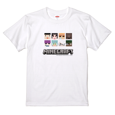 マイクラサンプル_ミナミノツドイTシャツ(ホワイト)