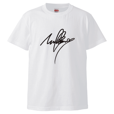 mulberry(サイン)Tシャツ文字黒(Tシャツ)