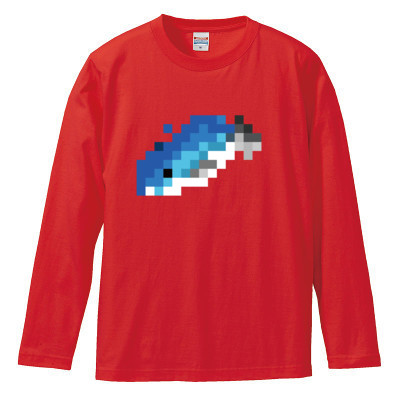 まぐろ ロングスリーブTシャツ