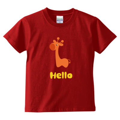 Hello Orange(キッズTシャツ)